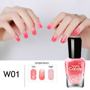 Ấm / lạnh Thay đổi màu sơn Sơn móng tay lâu khô Nhanh chóng và không thấm nước Sơn móng tay 7ml