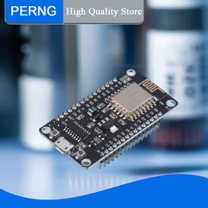 [PERNG] Tehe NodeMcu Lua บอร์ดพัฒนา WiFi ESP-12F ESP8266 V2.1กระดานดำไมโคร USB CH340พร้อมปุ่มแฟลชและปุ่ม RST