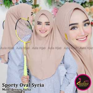 jilbab instan bergo syria sporty / jilbab casual jersey