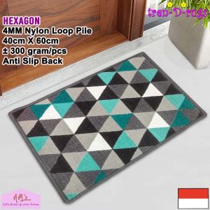 Tren-D-rugs - Keset kaki alas lantai dapur kamar mandi tidur murah anti slip 40 cm x 60 cm - NMs