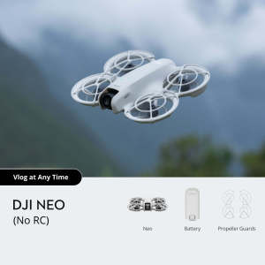DJI Neo - Camera Drone | 4K/30fps | 135g Ultra Light Weight | Palm Landing | Beginner Friendly | Easy Control | AI tracking