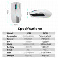 Delivery in 72 Hours Machenike M7 Gen 2 Wired/ wireless mouse Dual-mode gaming mouse RGB Backlit up to 16000DPI PMW3335 mouse for PC desktop computer laotop notebook. 