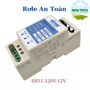 Rơ le an toàn dùng cho phao điện chuyển nguồn 12v chống giật rò điện SIRON SR11