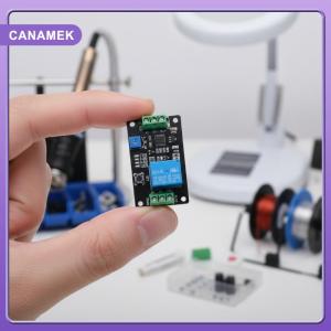 【CANAMEK】 Delay On Off Relay Module Precise Timing Control Self Locking Adjustable Timer Time Switch for DIY Electronics Automation Project