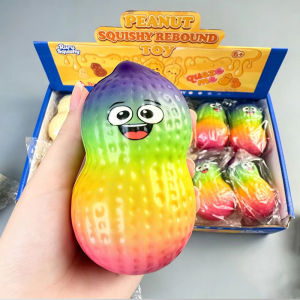 2026 New Peanut Squishy Toys Slow Rising Fidget Squeeze Toy Stress Relief Toys For Kids Girls