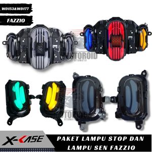 LAMPU FAZZIO STOP /SEN LED MODEL JPA XCASE FAZZIO PLUS RGB
