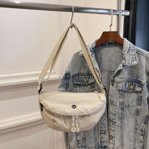 UUMIR Reusable Women Shoulder Messenger Bag Simple Versatile Large Capacity Tote Bag  Adjustable Strap Crossbody Bag