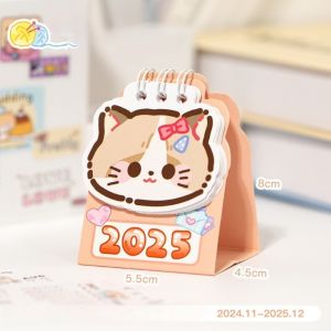 Capybara Transparent Acrylic Calendar Daily Monthly Schedule Planner Note Clip Desk Decorations Gifts Office Supplies