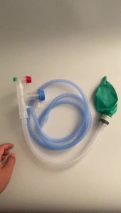 Pet anesthesia breathing tube with APL valve non compound animal DC breathing tube open circuit