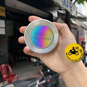 Chụp Nắp Bình Xăng Xe Chất Liệu Nhôm CNC LOGO TITAN
