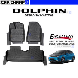 BYD Dolphin 2021 to 2025 OEM / EXCELLENT Deep Dish Matting Thailand Quality ( Car Accessories )