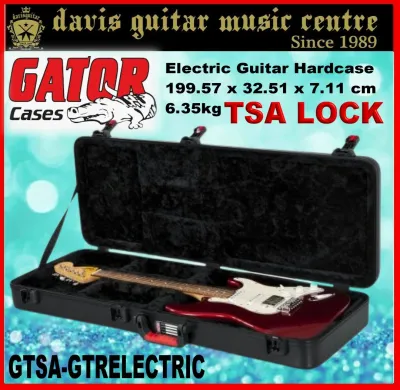 Gator Electric Guitar Hard case GTSA-GTRELEC TSA Lock (2 Days Delivery)