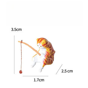 【Witte】ภูมิทัศน์ตู้ปลา โมเดลเรือตกปลาจําลอง เครื่องประดับตกปลา PVC ของเล่นสําหรับเด็ก สําหรับตกแต่งตู้ปลา