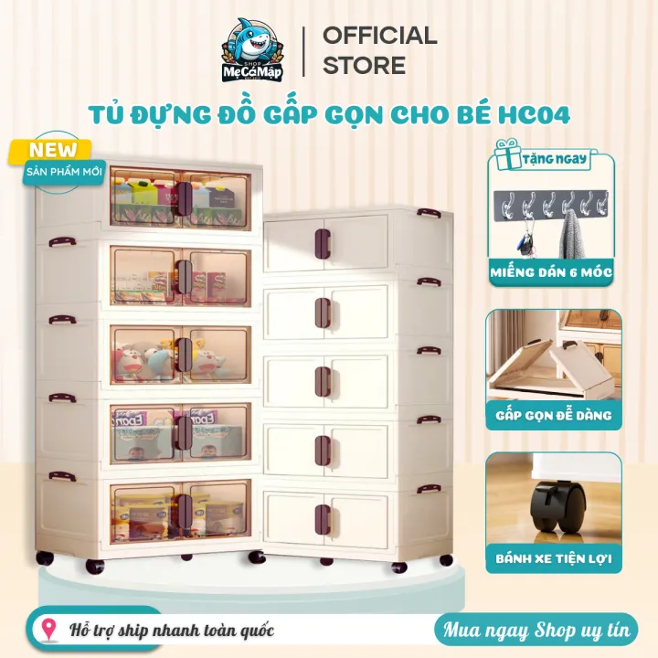 Tủ Đựng Đồ Gấp Gọn Tiện Lợi, Tủ Nhựa Kính Trong Suốt Đa Năng Có Bánh Xe ...