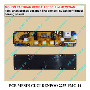 PANEL / MODUL MESIN CUCI / MODUL 6 TOMBOL / PCB MESIN CUCI DENPOO 2255 PMC-14