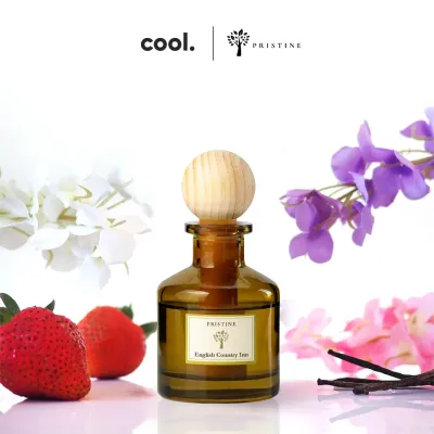 Pristine Ball Diffuser | English Country Inn | Hotel | Essential Oil | 50ml | Wardrobe Fragrance | Scent Freshener for Wardrobe