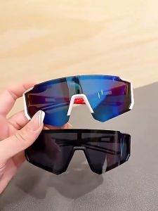 Childrens Square Cycling Sunglasses Personalized Boys Girls Big Frame Sports Glasses Kids Outdoor Riding Shades Sunglasses For Children Boys And Girls UV Protection