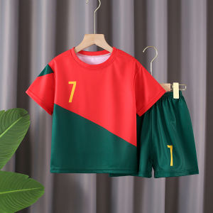 AILEBE Kids Jersey Terno 2in1 Set Breathable Quick-Dry Mesh Sleeveless Sando Shorts Full Sublimation Print Soccer Basketball Activewear Swag Baggy Style Sports Outfit Terno for Kids Boys Sets Coordinates 1-15 Years Jersey for Kids Girl Boys