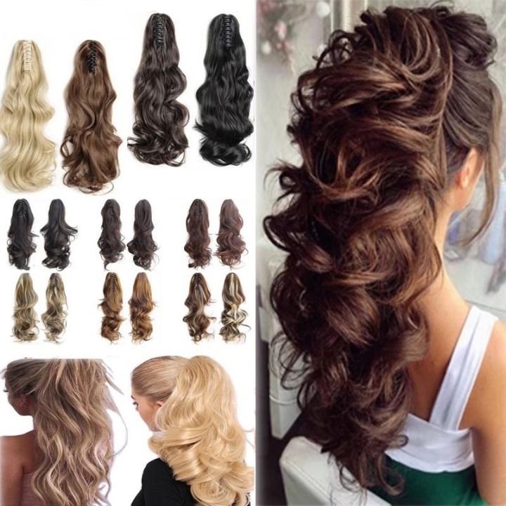 Clip-In Ponytail Hair Extensions – Thick, Human-Like Synthetic Hair, Multiple Lengths 6 thumbnail image