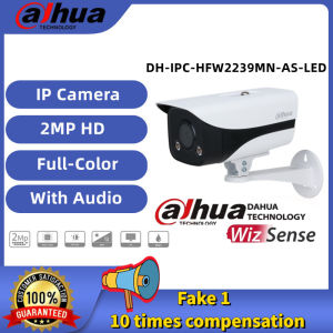 Dahua CCTV Camera 2MP/4MP HD Full-color With Audio Bullet Network Security Camera Wired Outdoor Weatherproof IP Camera