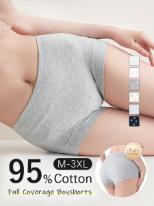 Womens Panties Breathable Soft Boxer Briefs Snug Fit High-waisted Comfort Lift the Buttocks High-end