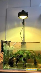 TOPOP Smart Light Aquarium Spotlight APP Adjustable Color 360 ° Sunrise Sunset Timer 35W/15W/6W/5W Dimming Adjustable Full-Spectrum Clip-On Lamp
