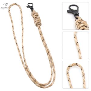 Dây buộc chiếu sáng ngoài trời để cắm trại và đi bộ đường dài dây đa chức năng với dây nylon bền Giá để điện thoại màu xanh lam