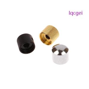 lqcgei 1Pc Metal Electric Bass Guitar Tone Volume Knob Potentiometer Hat Cap Guitar Parts Push Knob With Hole Guitar Accessories