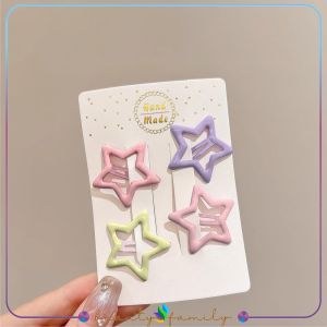 BF-C1288 Jepit Rambut Anak Isi 4 PCS Warna Warni / Jepit Tiptop Mini Bentuk Lucu / Hair Pin Jepitan