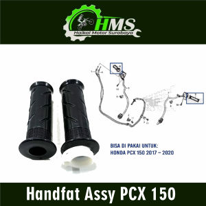Handfat Assy PCX 150 - Hanfat Handlegrip Handgrip Karet Pipa Gas Honda ADV 150 PCX 160