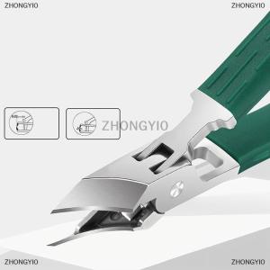 [COD] ZHONGYI0 Nail Clipper Slant Mouth Anti Splash Pointed Nail Clippers Large Diagonal Sharp Nail Clipper Nail Scissors For Nail Grooves