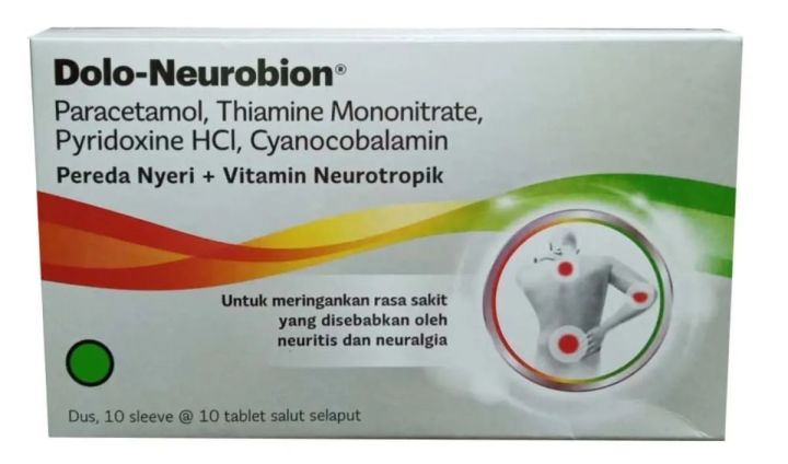 DOLO NEUROBION - PEREDA NYERI SEKALIGUS VITAMIN NEUROTROPIK