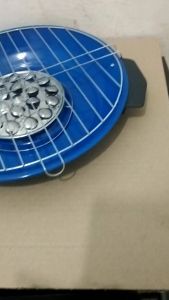 panggangan sosis griil 32cm bonus koas capitan.logam alumunium