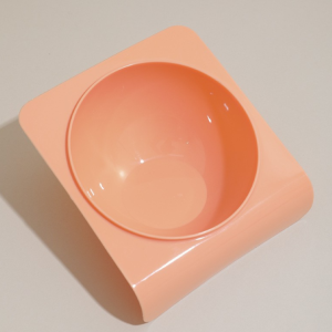 Chén ăn nghiêng cho Chó Mèo dựa tường chống hất đổ (mẫu mới) - Hara Pet Store