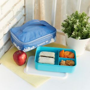 Lunch Fit Square Deluxe Bag Set - Lunch Fit Kotak - KingQueen Shopping