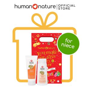 Human Nature Radiant & Ready Christmas Gift Set (Vitamin C Facial Cleanser & Toner)