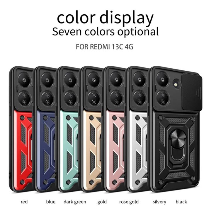 Xiaomi Redmi 13c Poco C65 Case Softcase Slide Armor Camera Protection Case Casing Hp Redmi 13c 5531