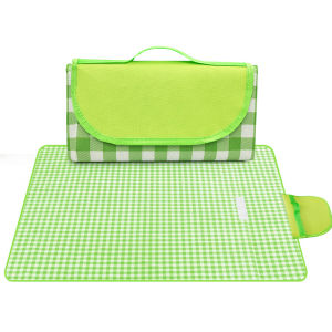 Tikar Piknik Luar Ruangan Tahan Air dan Tahan Lembab Tikar Tebal Tenda Tikar Lantai Penyimpanan Portabel Piknik Tamasya Berkemah Tikar Rumput Kain