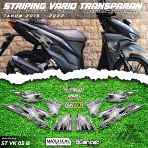 STRIPING TRANSPARAN VARIO NEW 125 150 2018-2022 / STIKER VARIASI VARIO NEW MOTIF BINTANG / ST VK 05