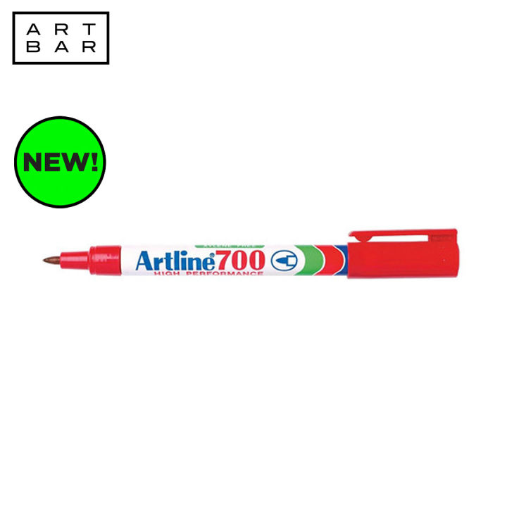 Artline Ek700 Permanent Marker – 0,7 Mm, Nachfüllbar Mit Pocket Clip