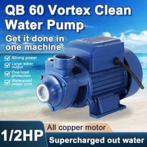 Bơm Nước Điện Tăng Áp Ngoại Vi Hạng Nặng 1/2HP - Công Suất Thực 370W - Bơm Xịt Thẳng Tiện Lợi - Chất Lượng Cao Giá Tốt