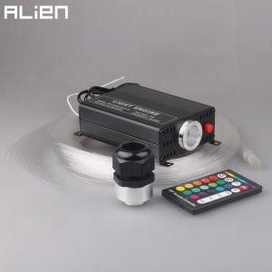 ALIEN 16W RGBW Led Fibre Optic Lighting Fiber Cable Strands  Optic Fiber Lights Engine For Ceiling Curtain Decoration