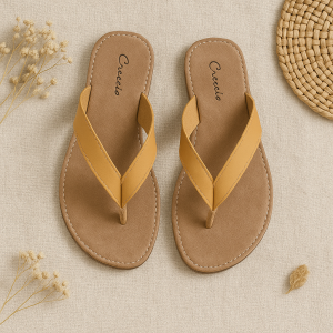 Sandal Wanita Aruna Sandal Papirut Wanita Non Slip Sendal Kulit Wanita Flat Arsaka