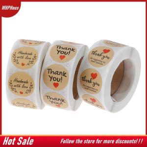 【COD】🔥🔥🔥 500pcs Thank You Stickers Seal Labels Round Paper Label sticker for Decoration