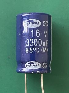 10 BUAH ELCO 3300UF 16V KAPASITOR CAPACITOR KAPASITOR ELKO 3300 UF 16 V ups stabilizer