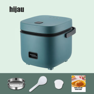 Penanak Nasi Mini Multifungsi Penanak Nasi Portabel 1.2L 200W/Watt Rendah/Penanak Nasi Multifungsi untuk Rumah dan Luar Ruangan Rice Cooker