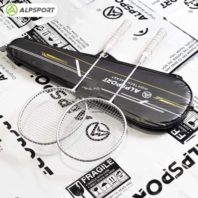 Vợt Cầu Lông ALP RR 2 Chiếc Vợt Cầu Lông 100% Carbon 4U G5 24Lbs Có Dây Nối Chuyên Nghiệp Cho Người Mới Bắt Đầu Tập Luyện Chuyên Nghiệp