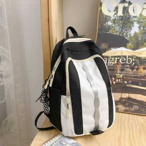 กระเป๋าเป้นักเรียน กระเป๋าเป้สะพายหลัง ความจุขนาดใหญ่ สไตล์เกาหลี ดีไซน์น่ารัก เป้สะพายหลัง สายปรับได้ กระเป๋าแฟชั่น เรียบง่าย เป้นักเรียน ทนทาน