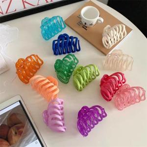 YOKI CSRH440 1Pcs Super Large Korean INS Retro Pumpkin Hair Clip Headdress Bow Clips for Women Girls