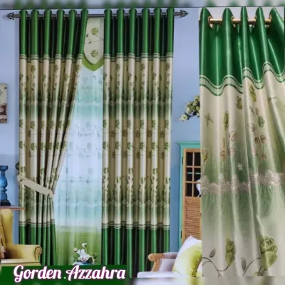 Gorden Jendela murah tapi mewah minimalis elegan gorden tebal kombinasi warna bolak balik